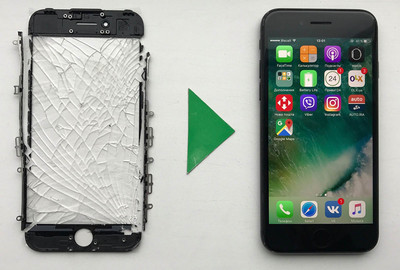 Оперативная замена стекла iPhone и выполнение другого ремонта устройств в сети сервисных центров Педант