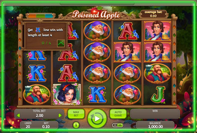 Poisoned Apple – новый автомат в каталоге игр виртуального казино Вулкан