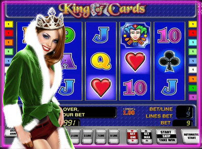 Игровой автомат King of cards на сайте Плей Фортуна