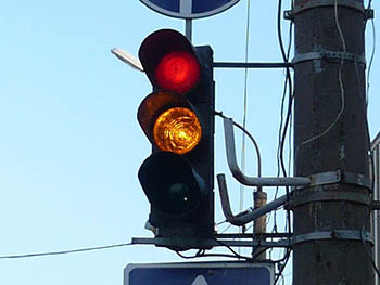 В центре Омска заработал новый светофор