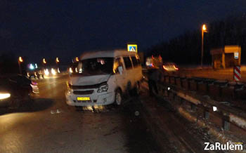 В Омске пассажирская ГАЗель сбила пешехода