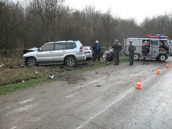 Авария на трассе Челябинск - Новосибирск