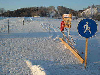 В Омской области открыты все ледовые переправы