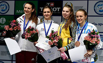 Омичка Мария Синер стала бронзовым призером кадетского первенства Европы по фехтованию