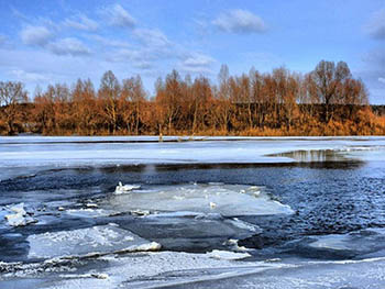 В выходные в Омске начнется ледоход на Иртыше