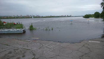 Подъем воды в Иртыше в черте Омска достиг максимума и остановился