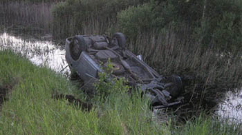 В Омской области найдены тела мужчин, автомобиль которых упал в Иртыш