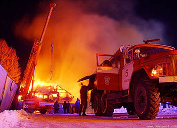 За семь месяцев в Омске произошел 591 пожар