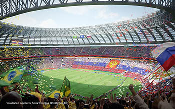 Новый стадион к Чемпионату мира по футболу 2010 будет похож на цветок (фото)