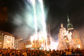 Фестиваль фейерверков Ignis Brunensis в чешском городе Брно