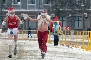 В Омске - новый рекорд на Рождественском полумарафоне