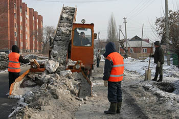 В Омске вывезли рекордное количество снега